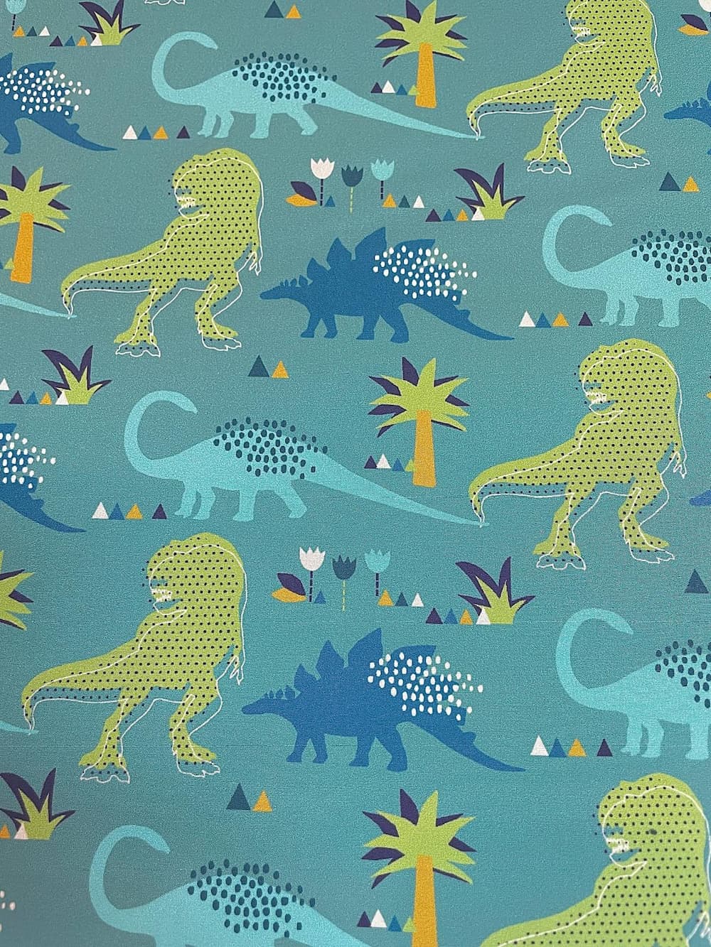 Softshell grün/petrol Dinos