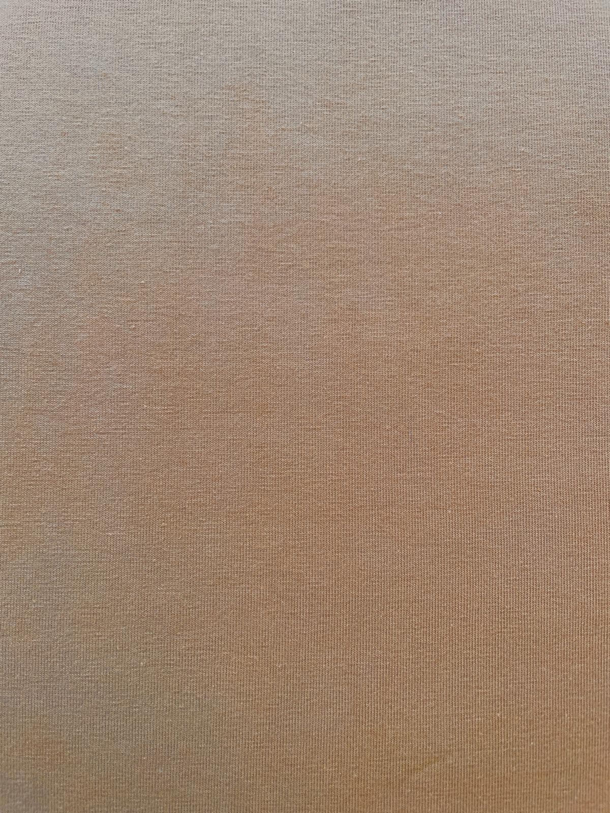 Baumwolljersey uni Beige Baumwolljersey uni Beige