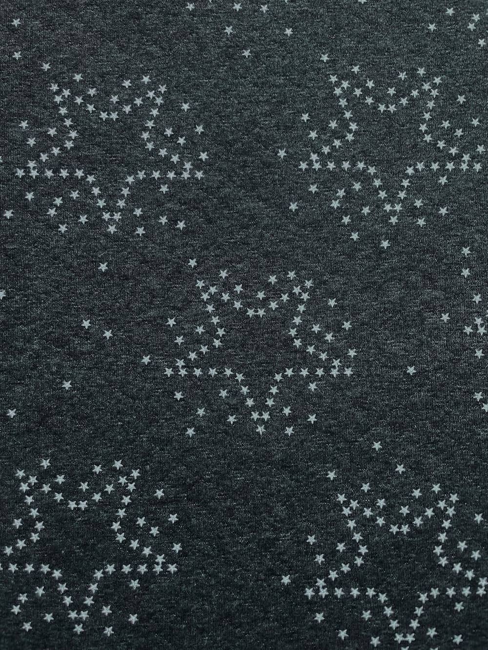 Stepp-Sweat "Starry Night" dunkelgrau mit Sternen Stepp-Sweat "Starry Night" dunkelgrau mit Sternen