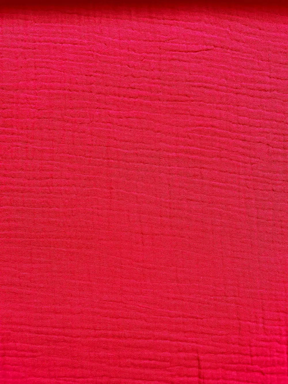 Bio-Musselin Uni-Double Gauze Rot