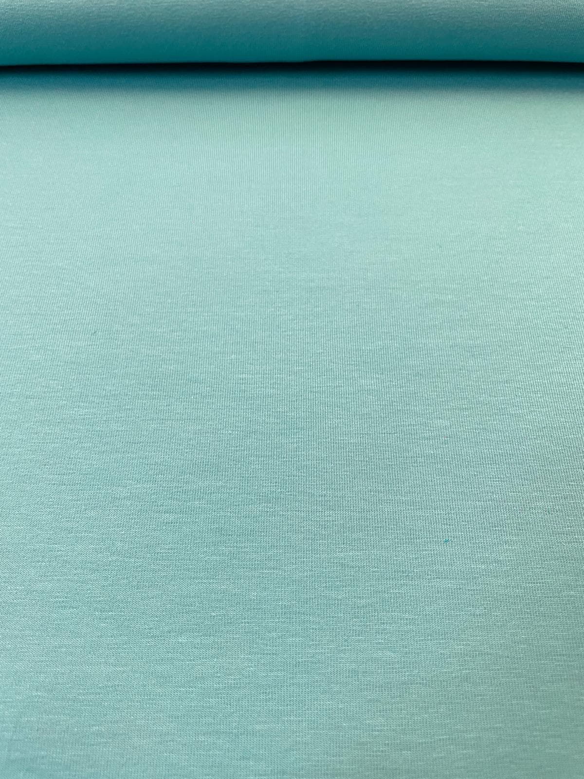 Baumwoll-Jersey uni Aqua-Türkis Baumwoll-Jersey uni Aqua-Türkis