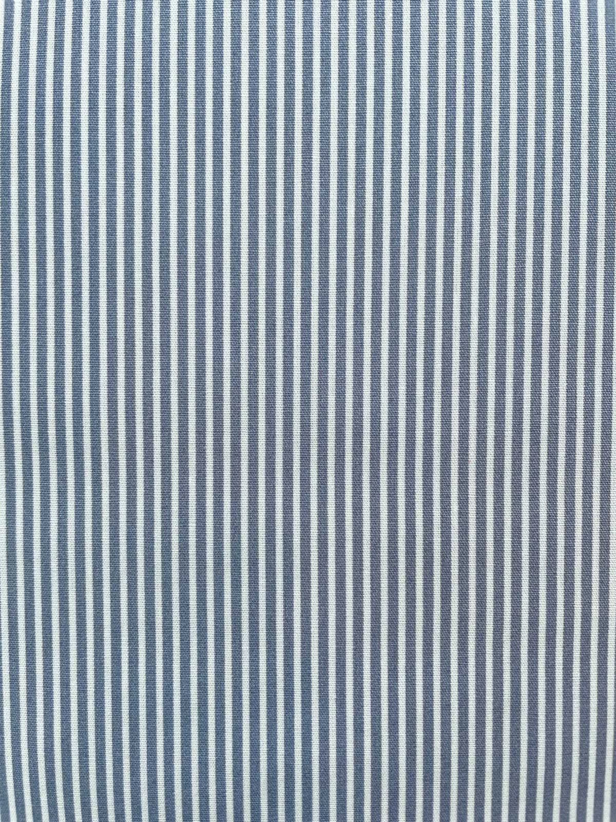 „StripeClassic Heavy“ – Baumwoll-Webware Streifen weiss/grau „StripeClassic Heavy“ – Baumwoll-Webware Streifen weiss/grau
