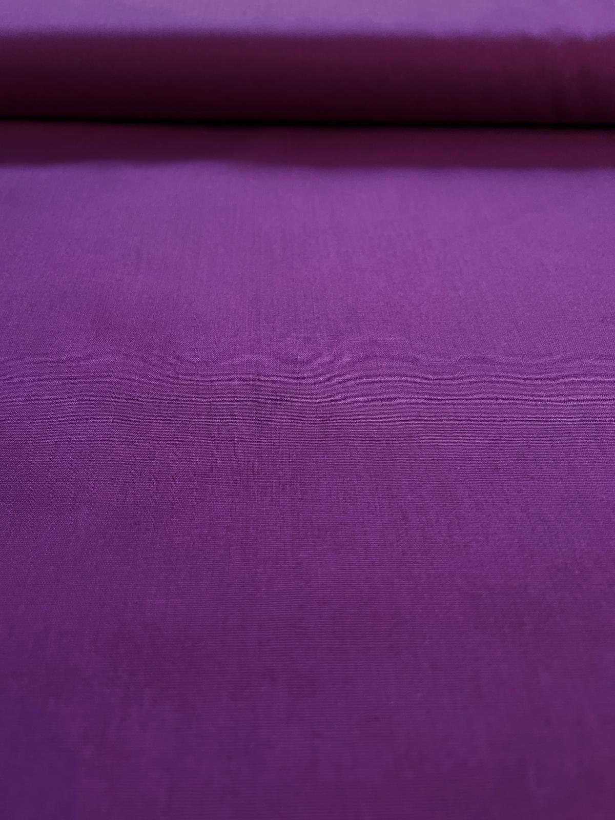 Baumwolle Popeline uni violett/lila