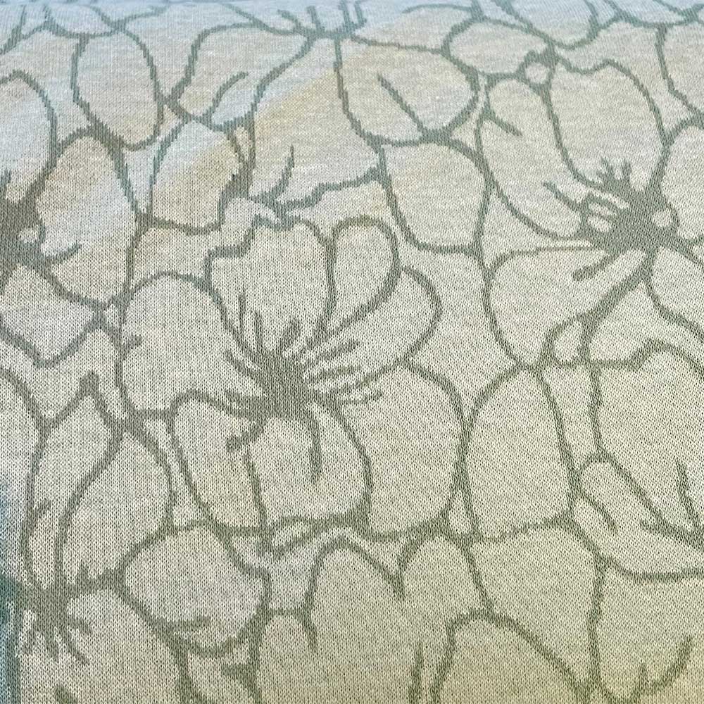 Strickjacquard mit Blumen Muster Strickjacquard mit Blumen Muster