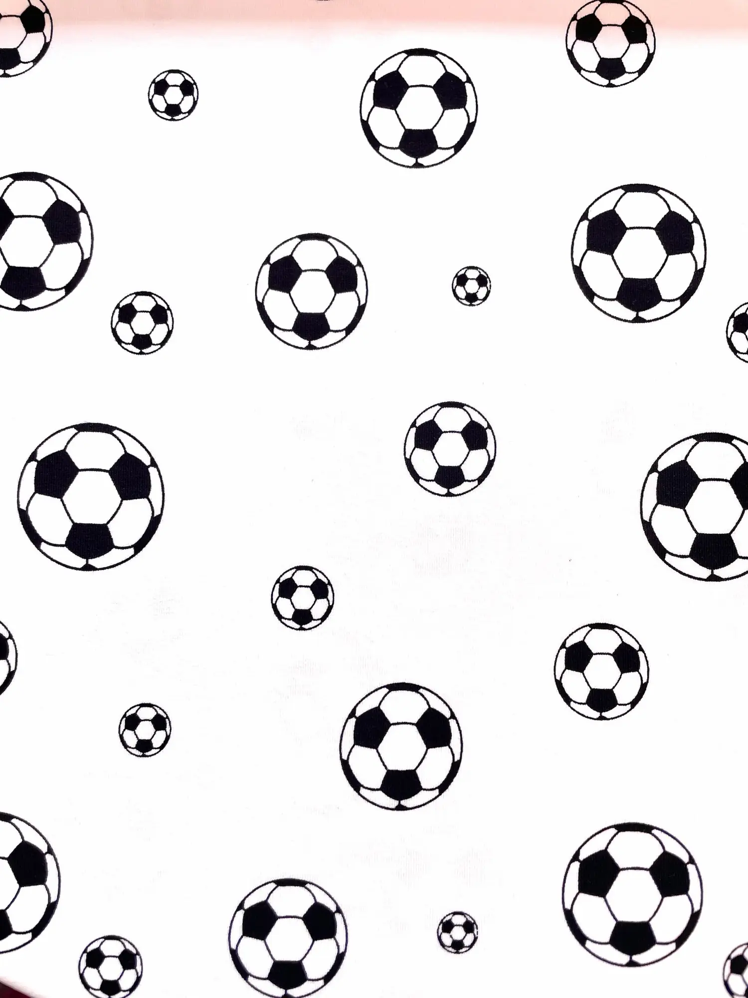 Fußball weiß schwarz Jersey "Stadionhelden"