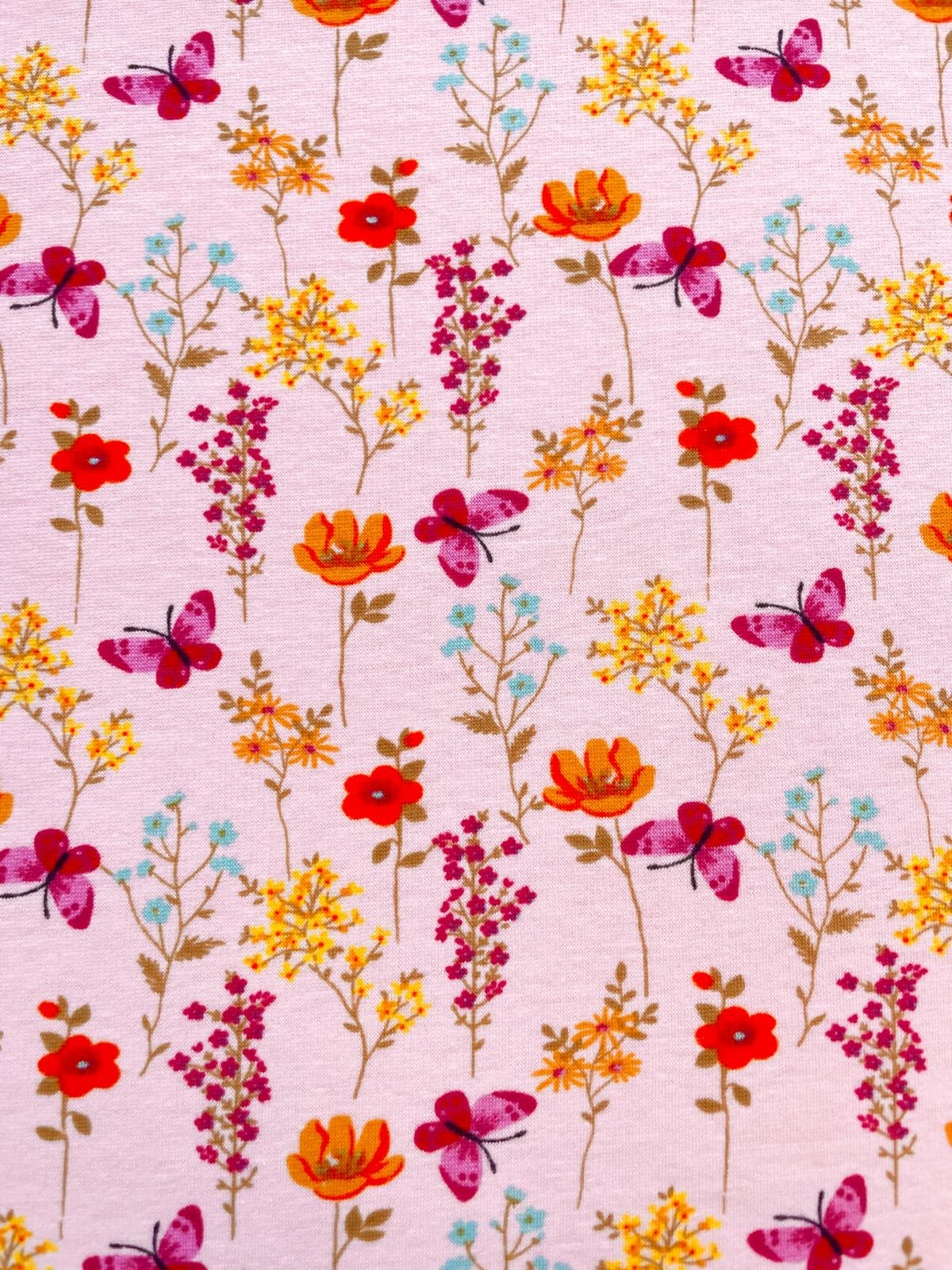 Alpenfleece " Blütenzauber" rosa