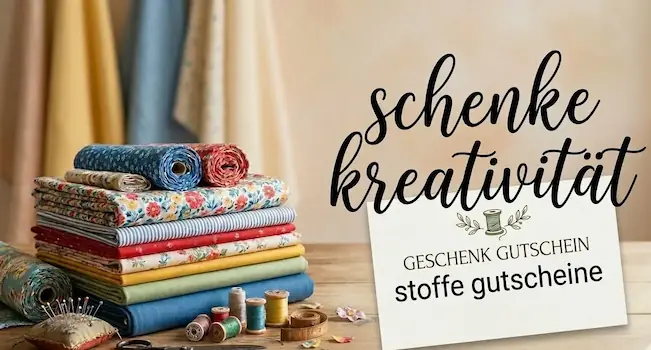 Schenke Kreativität - Stoffpfau Gutscheine