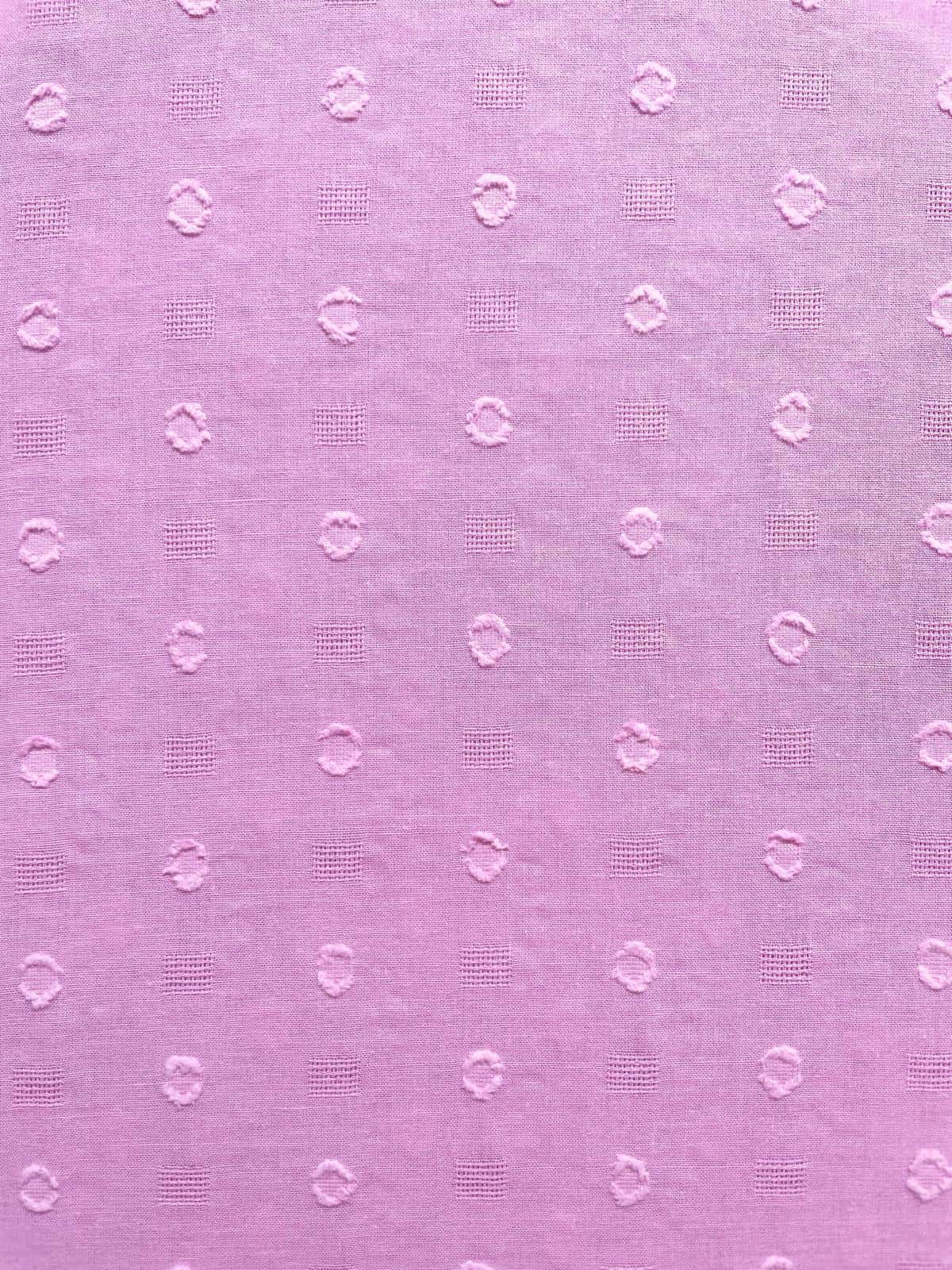 Baumwolle "Orchid Pink" rosa mit Punkten Baumwolle "Orchid Pink" rosa mit Punkten